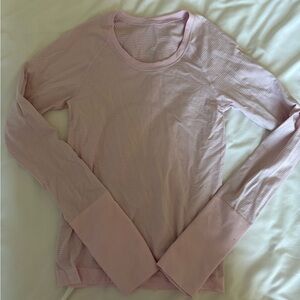 Lululemon Pink Swiftly Tech Long Sleeve